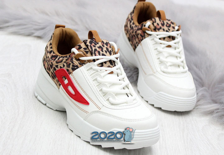 Sneakers leopardate per il 2020