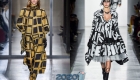 Yeni sonbahar-kış koleksiyonlarının moda baskıları 2019-2020