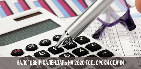 2020-skattekalender: frister