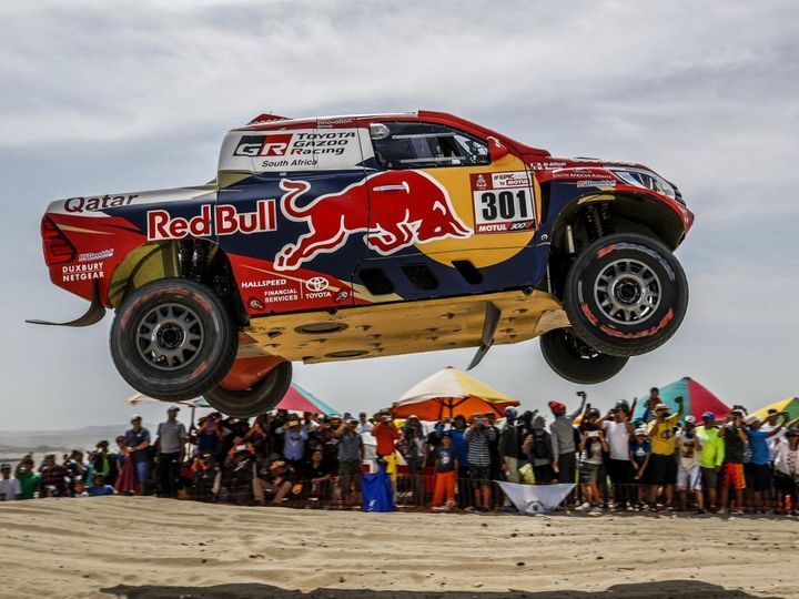 Deelnemers aan de Dakar Rally: foto