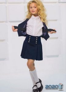 Skirt for a schoolgirl - fashion 2019-2020 school year