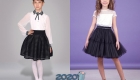 Skirt untuk sekolah - trend 2020