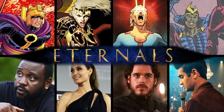 Atores do filme Eternal (Marvel) 2020