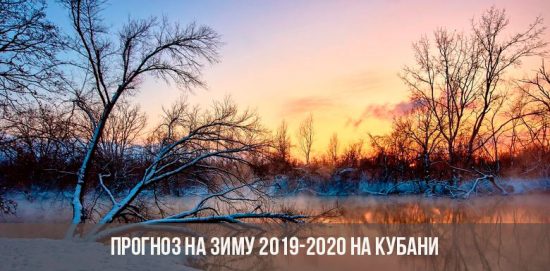 Invierno 2019-2020 en el Kuban