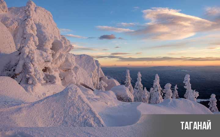 Čeļabinskas apgabals, Taganay nacionālais parks ziemā