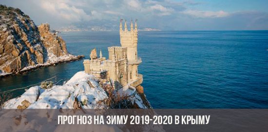 Aká bude zima na Kryme v rokoch 2019-2020