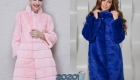 Kış 2019-2020 için moda renkli vizon