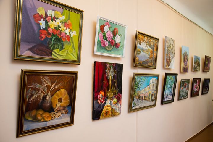 Kunstausstellung in Moskau