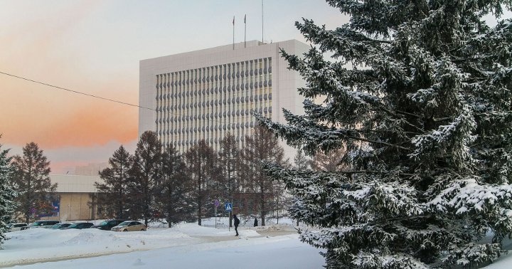 vintern i Novosibirsk