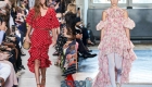Dress with ruffles - spring and summer 2020 fashion