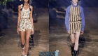 Tuta corta alla moda di Dior primavera-estate 2020