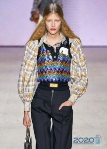 Blouse and vest - fashionable images of 2020