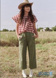 Jeans verde na moda para a primavera-verão 2020