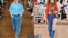 Trendy džíny jaro 2020 móda