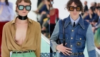„Gucci“ dideli kvadratiniai akiniai nuo saulės 2020-ųjų pavasaris-vasara