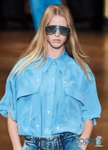 Ochelari de moda cu lentile albastre primăvara-vara 2020