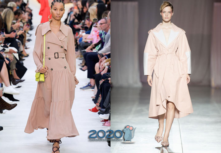 frakke-kjole forår-sommer 2020