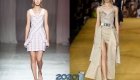 Modelli alla moda di un abito corto attillato per il 2020