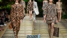 Vestido leopardo e tigre primavera 2020
