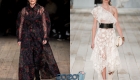 Muodikkaat läpinäkyvät mekot keväällä ja kesällä 2020