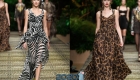 Fashionable animal prints on dresses of spring 2020