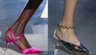 Pantofi cu toc deschis la modă pentru Viena 2020
