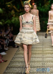 Nederdel fra Dior forår-sommer 2020