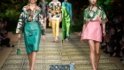 Rok kulit bergaya Dolce & Gabbana musim bunga-musim panas 2020