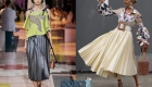 Μοντέρνα πλεκτά φούστες άνοιξη-καλοκαίρι του 2020