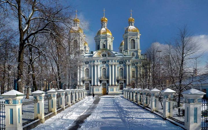 Počasí v Petrohradě na Nový rok a Vánoce 2020