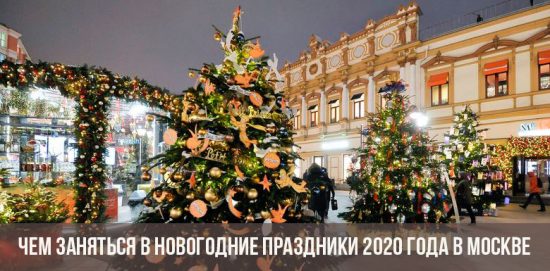 Que faire les vacances du Nouvel An en 2020 à Moscou